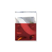 1.77 x 1.57 " Red Foil Bag Peel & Seal