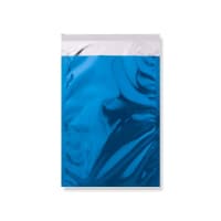 9.02 x 6.38 " Blue Foil Bag Peel & Seal