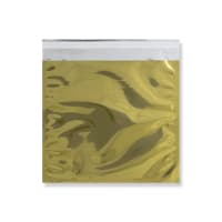 8.66 x 8.66 " Gold Foil Bag Peel & Seal