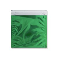 8.66 x 8.66 " Green Foil Bag Peel & Seal