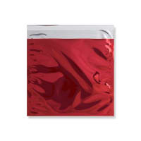 8.66 x 8.66 " Red Foil Bag Peel & Seal