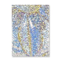 450mmx320mm Sacs en feuille holographique argentée Peel & Seal