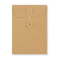Manilla 119 x 89mm String and Washer Envelopes