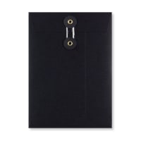 229x162 Black Pocket String & Washer 180gsm  Envelopes