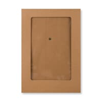 229x162x25 Manilla Pocket String & Washer Gusset 180gsm Full View Window Envelopes