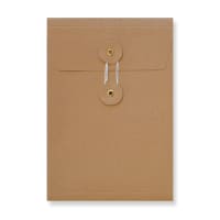 229x162x25 Manilla Pocket String & Washer Gusset 180gsm  Envelopes
