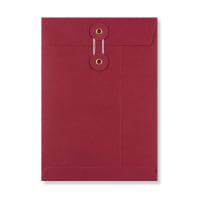 C5 Red String & Washer Envelopes 229x162mm