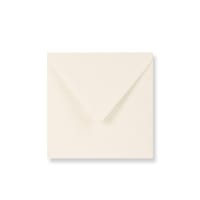 160x160 Ivoire Feuille d’argent doublée Enveloppes gommées