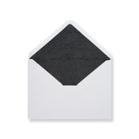 162x229 C5 White Black-lined Wallet Gummed 120gsm Envelopes