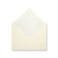 162x229 Ivory White Tissue Lined Gummed Envelopes