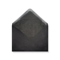 114x162 C6 Black Black-lined Wallet Gummed 120gsm Envelopes