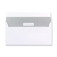 110x220 Communique White Wove Super Seal Wallet 100gsm