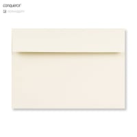 6.38 x 9.02 " Cream Conqueror Wove Wallet Peel & Seal 80lb Envelopes