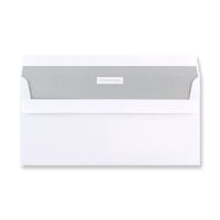 110x220 Communique White Wove S/s Wallet 100gsm Envelopes