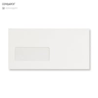 110x220 Diamond White Conqueror DL Wove Wallet Peel & Seal Window 120gsm Envelopes