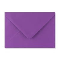 4.92 x 6.89 " Purple Wallet Gummed Plain 68lb Wove Envelopes