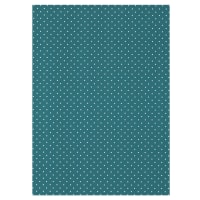 A4 TEAL HIRST DOT CARD 300 GSM