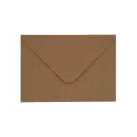 5.98 x 8.5 " Fleck Kraft Wallet V Flap Gummed Plain 68lb Envelopes