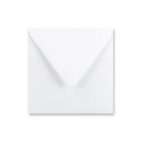 120x120mm White Square Gummed V Flap 120gsm Non-opaque Envelopes