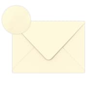 6.38 x 9.02 " Ivory Laid Envelopes 80lb