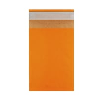 6.5 x 3.94 " Orange Kraft Combelope light padded mailers Peel & Seal