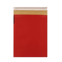 18.5 x 13.78 " Red Kraft Combelope light padded mailers Peel & Seal