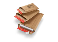 250x150x50 mm BROWN RIGID MAILER / POSTAL BAG