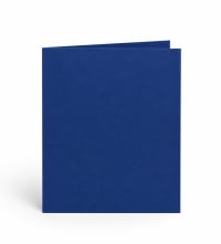 Carton A5 Bleu Profond Plié Simple 300g/m²