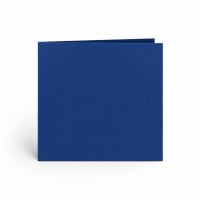 Carton Carré de 150 mm Bleu Profond Plié Simple 300g/m²