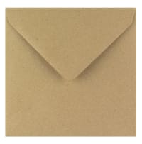 Recycled Fleck Kraft 146mm Square Envelopes 110gsm