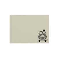 C6 Ivory Laid Printed Wedding Car Envelopes