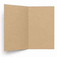 Eco Kraft Paper Insert for A6 Cards 100gsm
