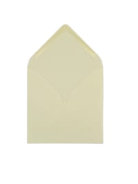 Vanille 130 mm Quadratische Umschläge 130 g/m²