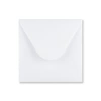 White 121mm Square Envelopes 120gsm