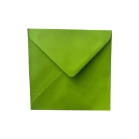Bright Green 155mm Square Envelopes 100gsm