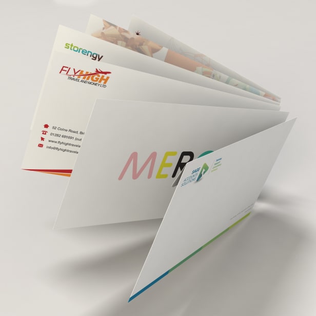 Printed peel and seal envelopes