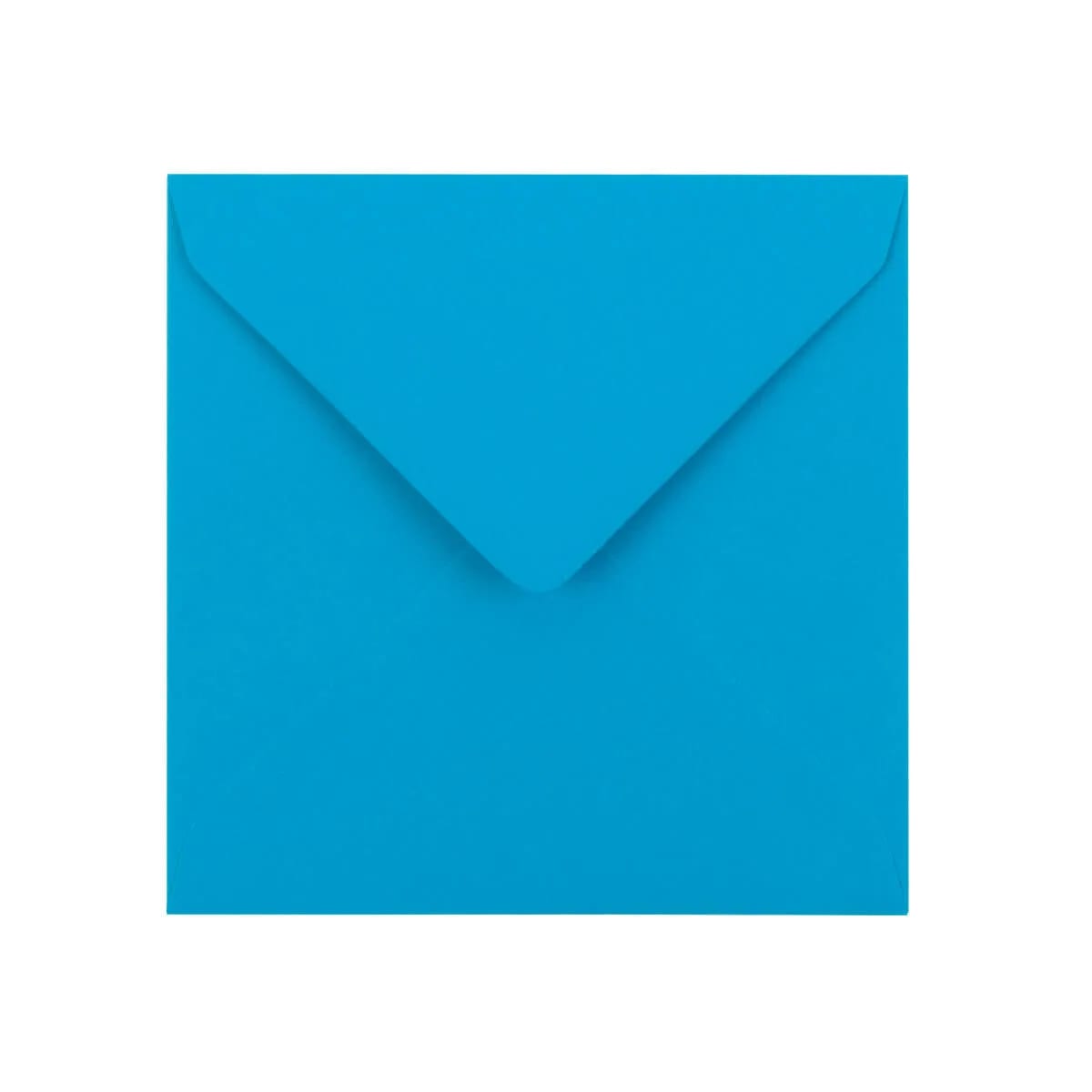 130mm Square Kingfisher Blue Envelopes 100gsm