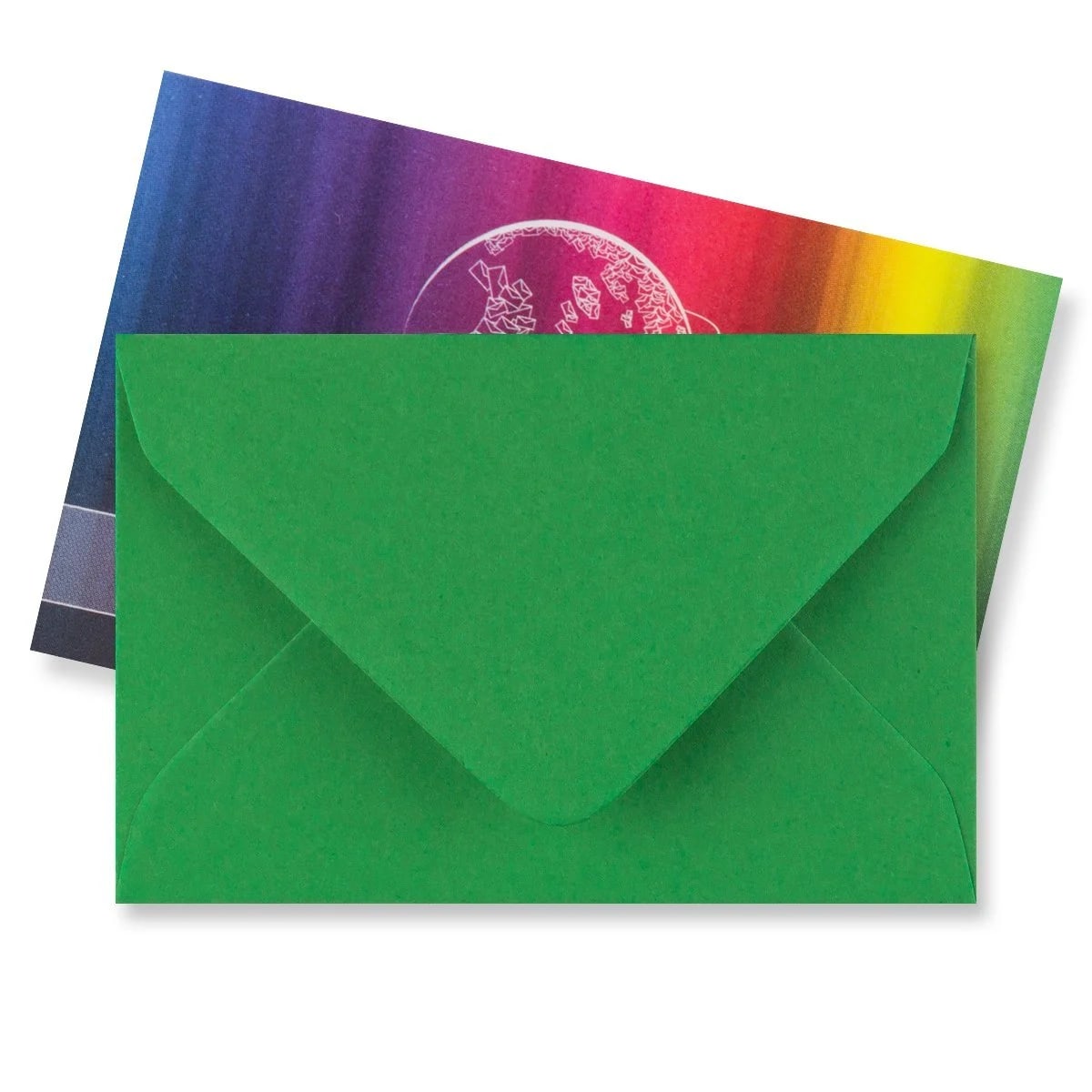 C7 Xmas Green Envelopes 100gsm