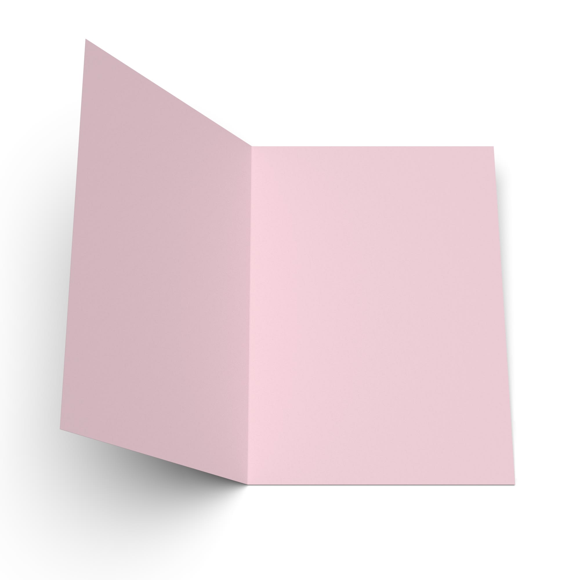 Pale Pink 5 x 7 Single Folded Card Blanks 300gsm (127 x 178mm)