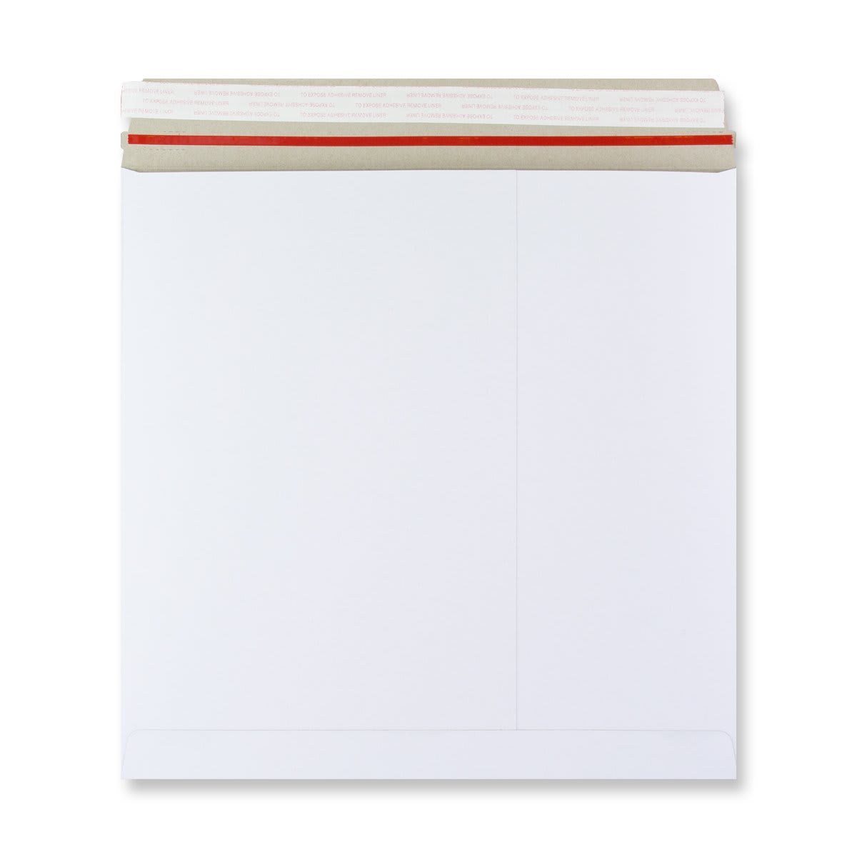 300mm SQUARE WHITE ALL-BOARD ENVELOPES (350gsm)