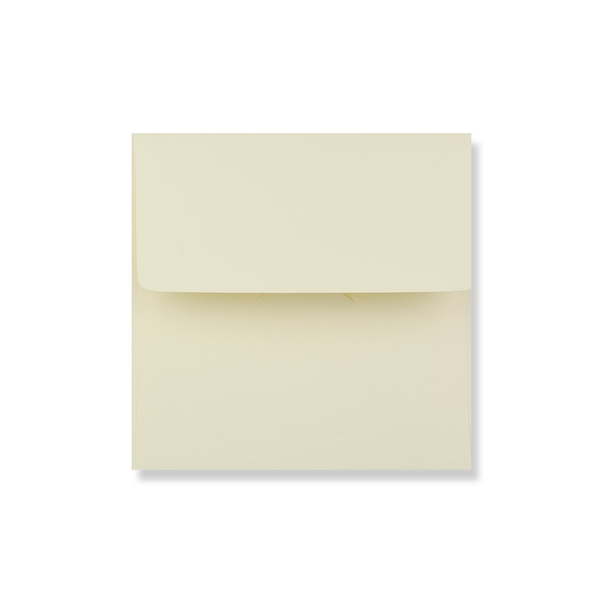 175x175mm Pale Yellow Linen Square 170gsm Tuck Flap Envelopes