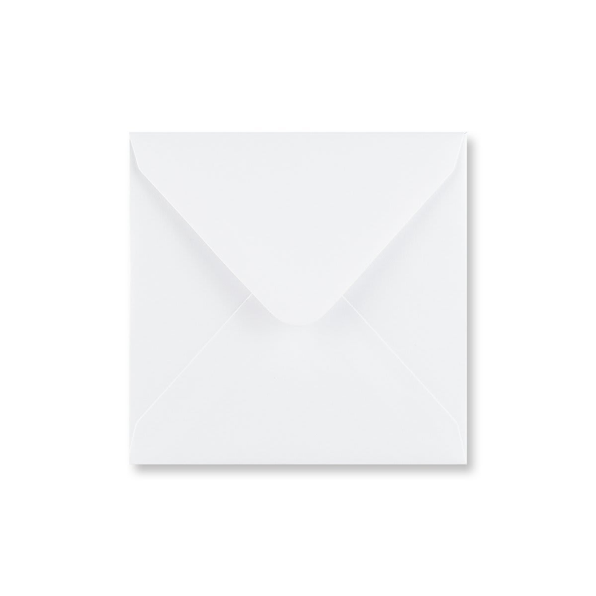 White 110mm Square Envelopes 120gsm