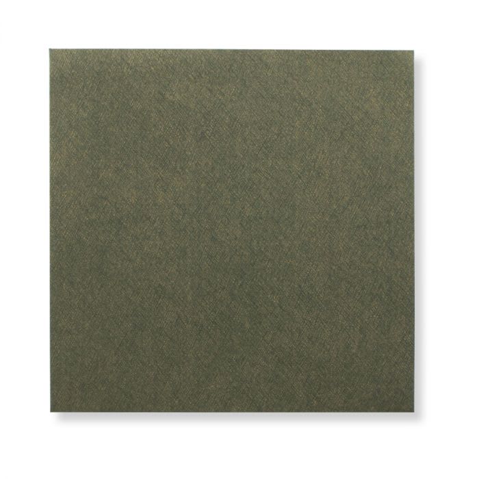 130x130 Soie texturée vert champagne 120g/m² Peler & Sceller enveloppes