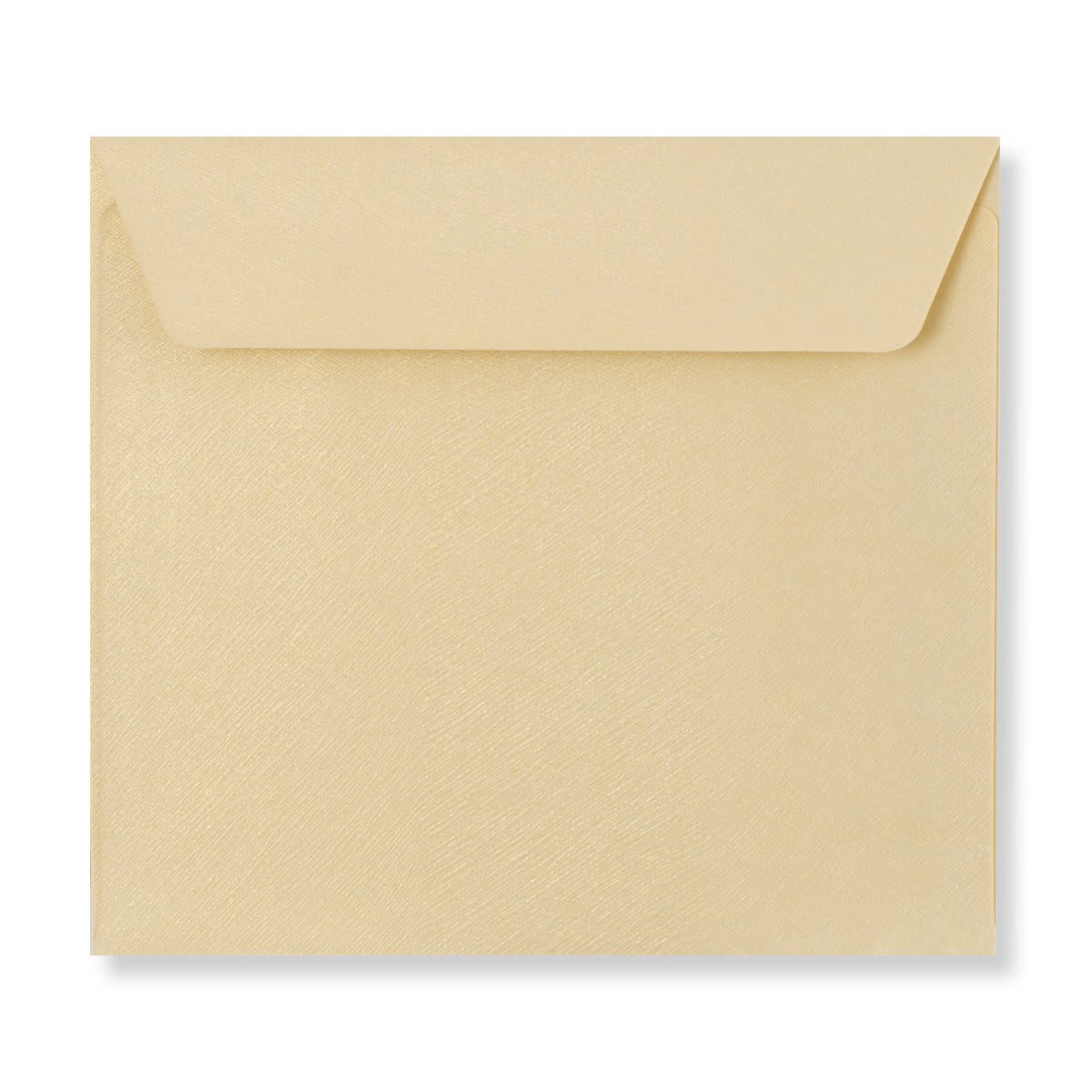 130x130 Ivory Brocade Textured Silk 120gsm Peel & Seal Envelopes