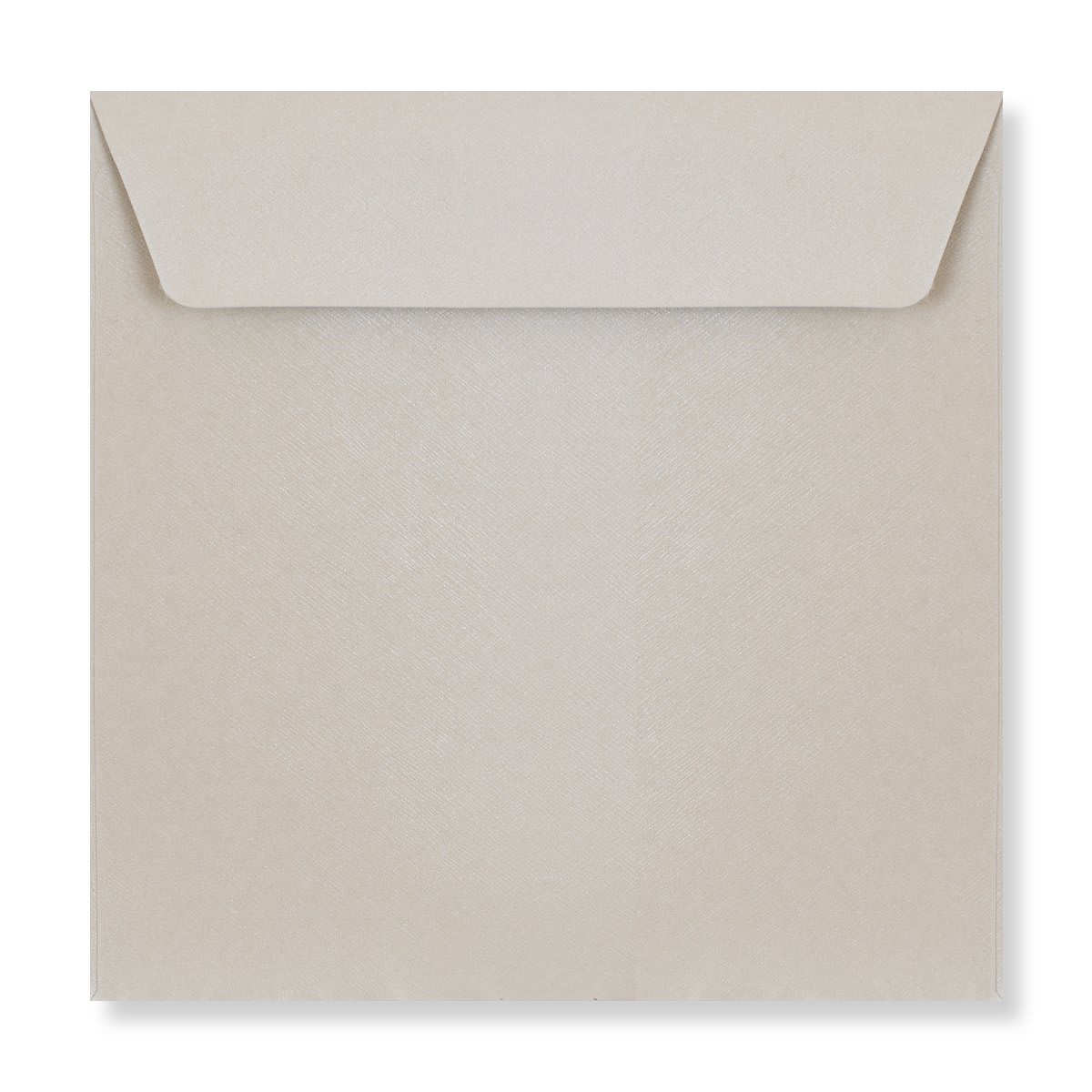 155x155 Soie texturée gris argenté 120 g/m² Enveloppes Peel & Seal
