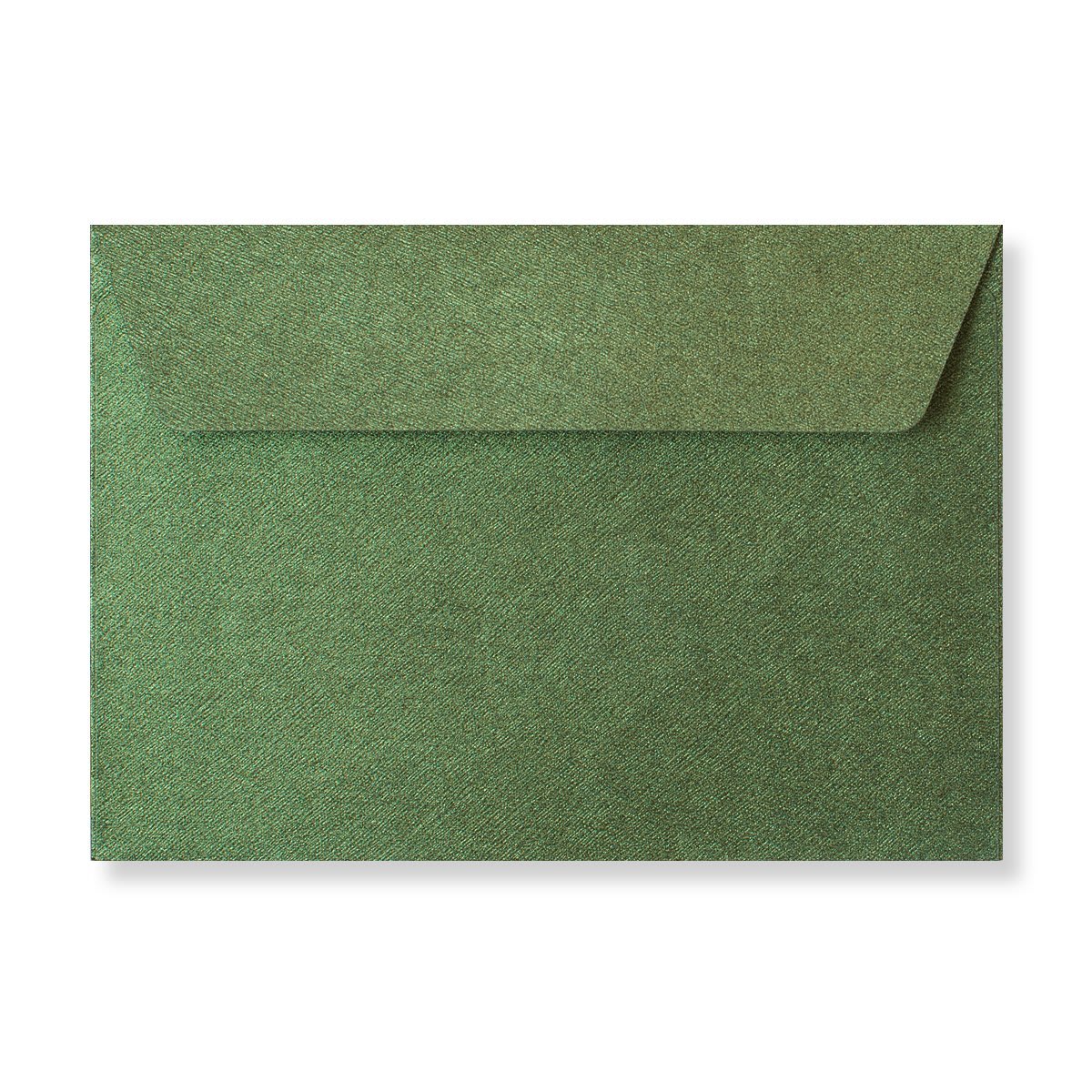 C7 Forest Green Textured Silk Peel and Seal Envelopes 120gsm