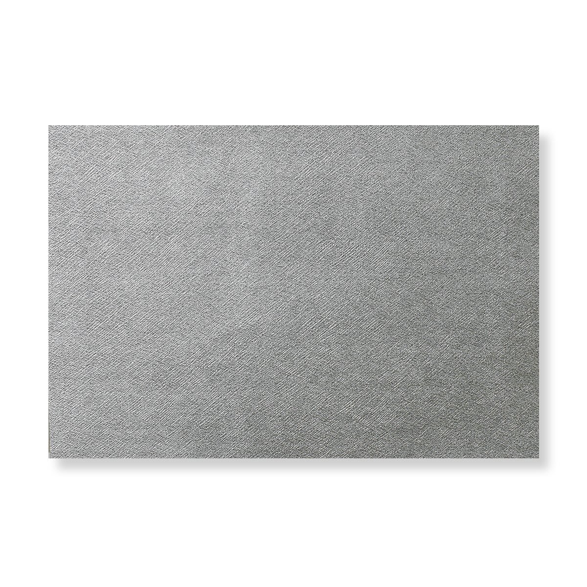C6 Silver Textured Peel and Seal Envelopes 120gsm