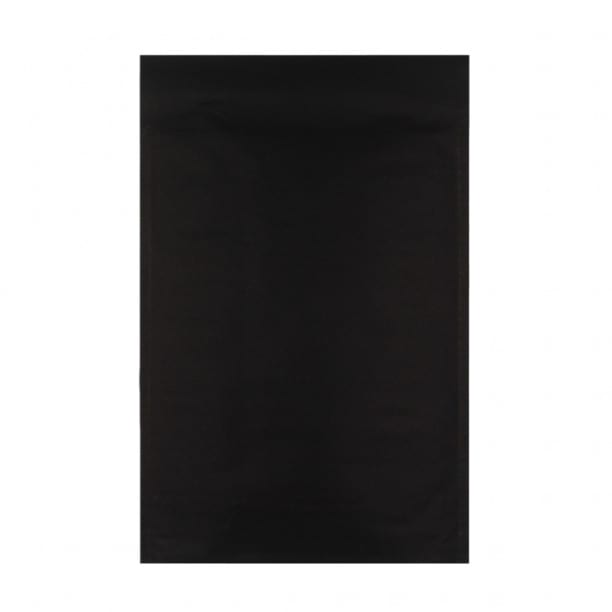 265x180mm Negro Bolsas Acolchadas de Papel Eco Nido de Abeja