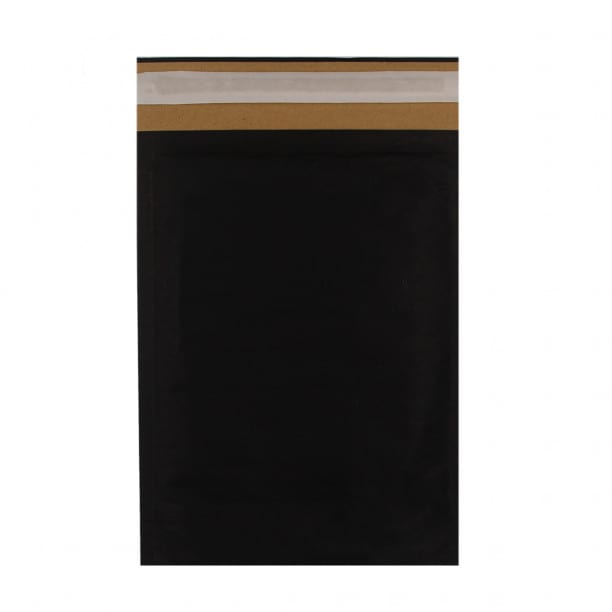 265x180mm Negro Bolsas Acolchadas de Papel Eco Nido de Abeja