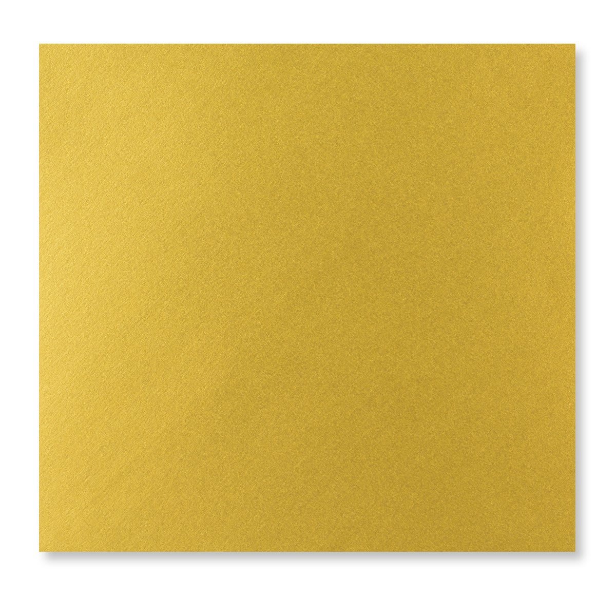 METALLIC GOLD 155mm SQUARE ENVELOPES (NEW SHADE)